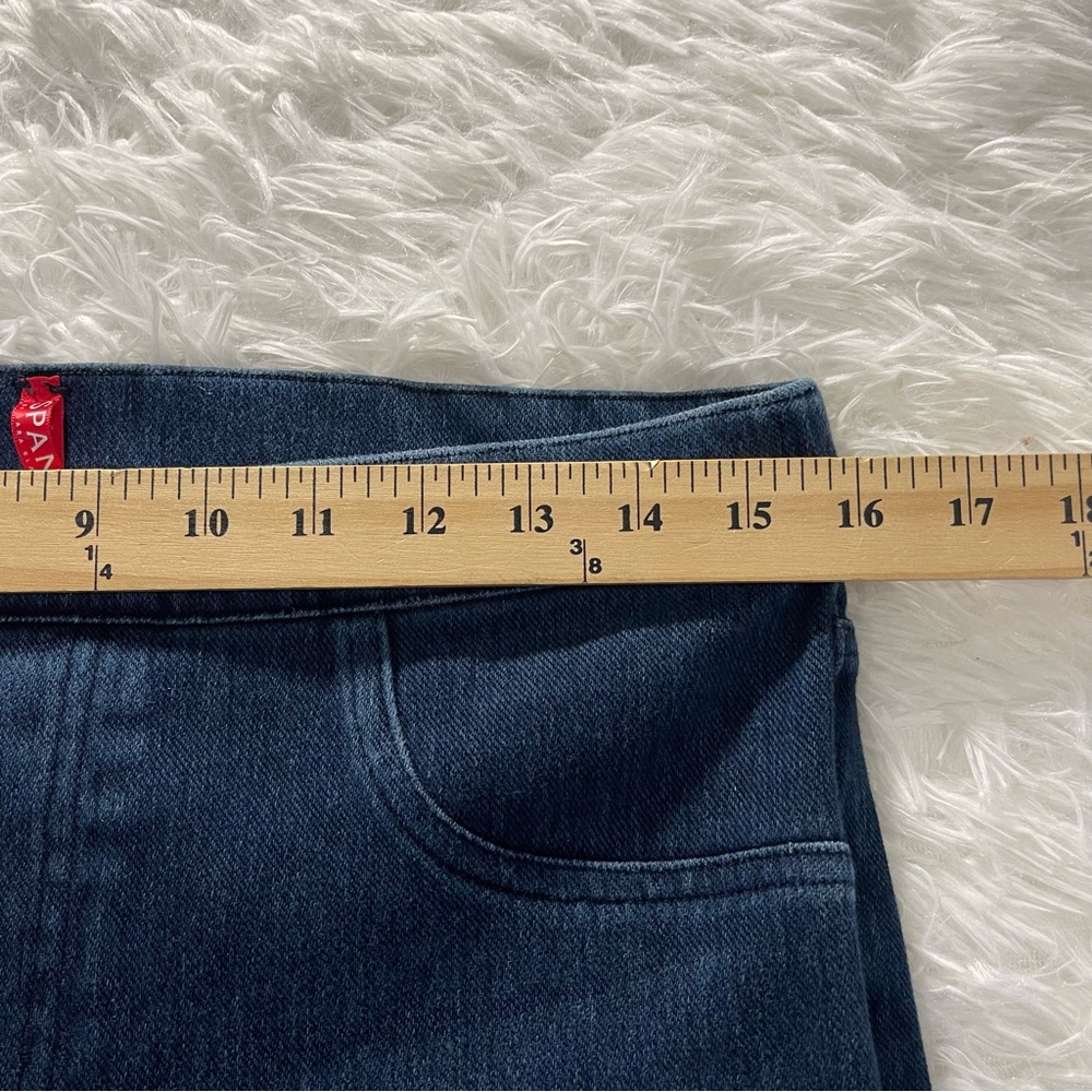 SPANX Jeggings Womens Size Large Pull On Elastic Waist Stretch Back pockets - Picture 4 of 8